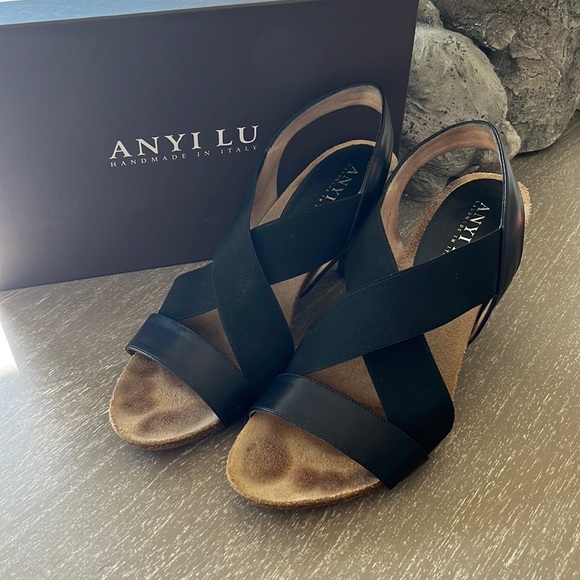 Anyi Lu “Bella” black sandals 41 11 - Picture 4 of 6